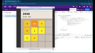 CPSC 1001 Final Project; Xander Faria codes 2048.