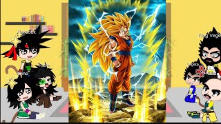 DBZ Past Saiyans react to Buu Saga Part 4 // DBZ Gacha React