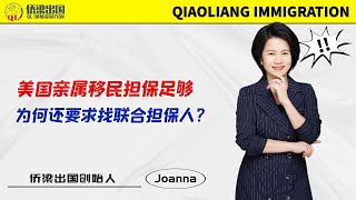 美国亲属移民，担保足够为何还要求找联合担保人？