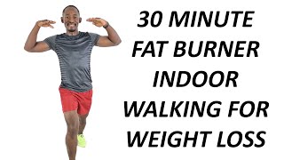 30 Minute FAT BURNER Indoor Walking for Weight Loss