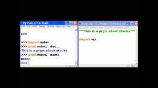 Python docstring docname