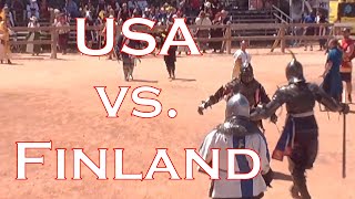 Finland vs. USA, 5 vs. 5, Buhurt Fight (IMCF 2023 - Group Stage)