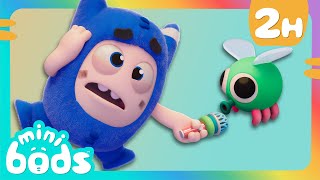 Pogo's New Friend is Causing a Buzz! | 🌈 Minibods 🌈 | Preschool Learning | Moonbug Tiny TV