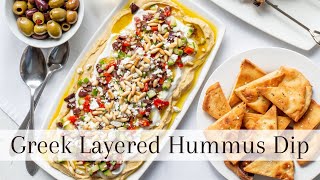 Greek Layered Hummus Dip Recipe