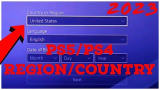 How to change region on PS4/PS5 in 2023