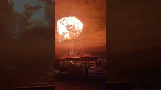 100 Gallons Gas Explosion Caught On Camera