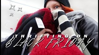 black friday thrift with me & try on haul
