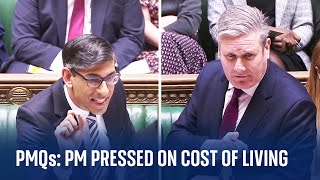 PMQs: Starmer presses Sunak on tax rises, non-dom status and wages falling by £1,600