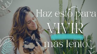 El secreto para una vida lenta 🌿 | Ruido mental