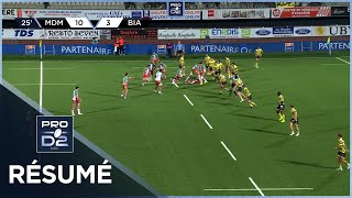 PRO D2 Saison 2024-2025 J10 - Résumé Stade Montois Rugby - Biarritz Olympique PB