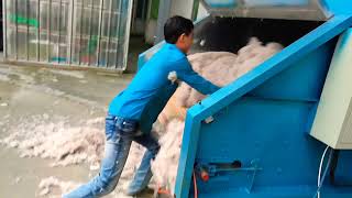 The running video of Cotton mixing machine cotton blending machine fiber mixing machine