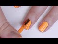 easy neon tiger nails