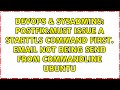 POSTFIX:Must issue a STARTTLS command first. Email not being send from commandline ubuntu