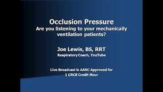 Occlusion Pressure