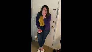 Did she piss herself laughing? CONTAGIOUS LAUGH