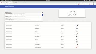 Weather Application with OpenAPI - Angular/Flask