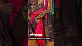 Pure Handloom Gadwal Silk Sarees | Saree No. 1