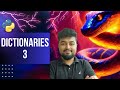 #45 Python Tutorial for Beginners | Dictionary | Session-3 | 5 Essential Dictionary Methods | Hindi