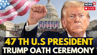 FULL EVENT Of Donald Trump Inauguration LIVE | Capitol Rotunda | Washington DC | USA News | N18G