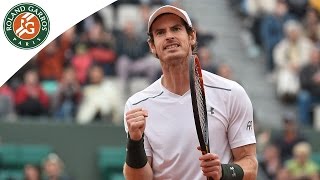 John Isner v Andy Murray Highlights - Men's Round 4 2016 - Roland Garros