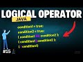 Java Logical Operator Explained | Chapter-15 | Java Tutorial For Beginners