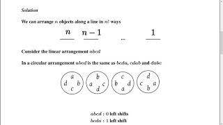 Circular permutation with restrictions