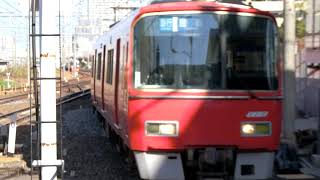 名鉄3500系+3150系急行豊橋ゆき神宮前駅到着