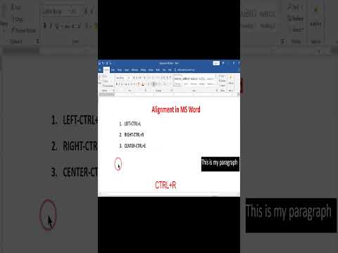 How to align text in word |how to align text in ms word #aligntextinword #howtoaligntextinword