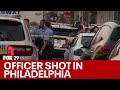 Officials: Philly officer shot in the hand; suspect killed