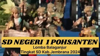 SD NEGERI 1 POHSANTEN: Lomba Balaganjur Tingkat SD Kab.Jembrana 2024 #seni #bali #art