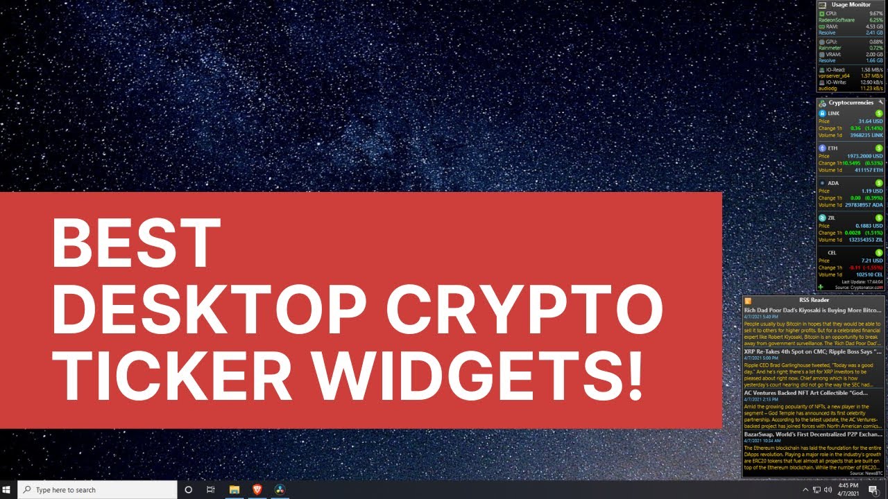 Bitcoin Ticker Widget Windows 10 - CRYPTOCURENCY BITCOINT