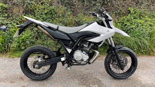 Yamaha WR125X 2012 Supermoto Walkaround Exhaust Sound