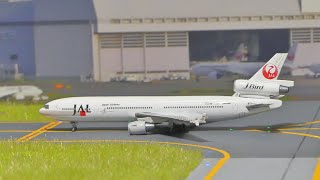 1/400 JAL MD11 飛行機模型    コマ撮りムービー Stop motion video