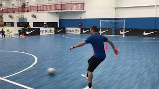 Futsal shooting training