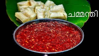 വെളുത്തുള്ളി ചമ്മന്തി || Chammanthi || കപ്പയും ചമ്മന്തിയും