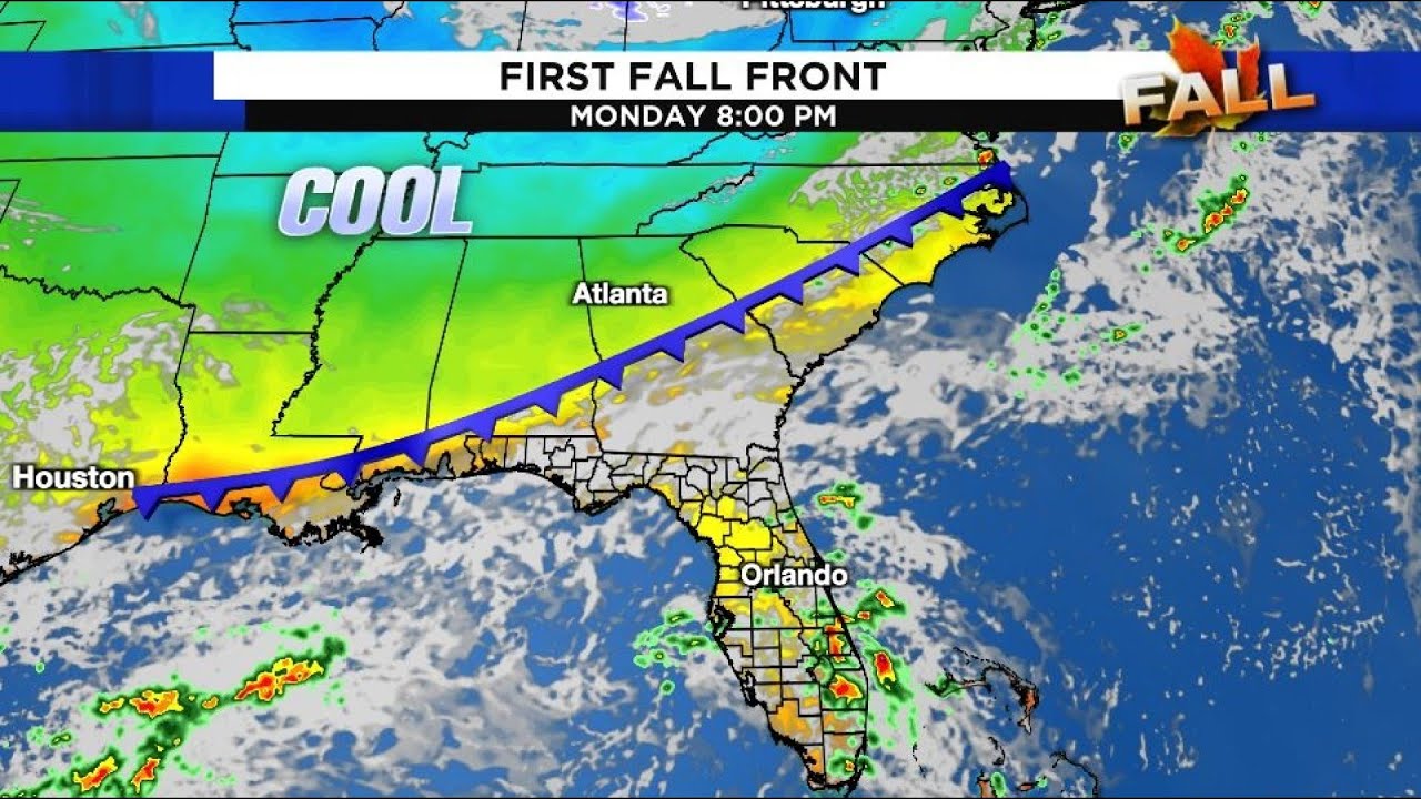 Strong Cold Front Increases Rain Chances Monday, Tuesday Ahead Of ...