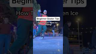 How To Turn When Ice Skating 🔥😳 #iceskating #tips #holidayswithshorts #shorts