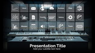 Control Station Presentation Template for Prezi
