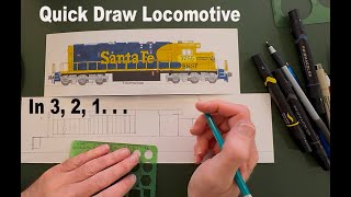 Santa Fe BNSF SD40-2 1755 Quick Draw Locomotive Andy Fletcher  From Start To Finish In Minutes!