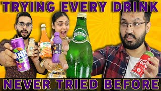 DON'T Try This At Home || We Tried EVERY Drink That We Never Tried Before 😱