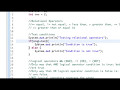 Java relational and logical operators