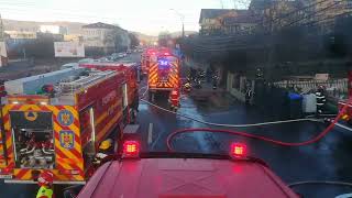 Incendiu puternic la Cluj! Au intervenit și pompierii turdeni! (15.02.2024)