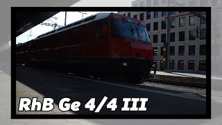 RhB Ge 4/4 III arrives at Chur!