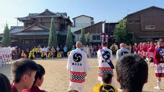 生石地区秋祭り 本宮 2019 南吉田VS富久