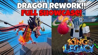 DRAGON FRUIT REWORK FULL SHOWCASE | King legacy Update 7