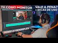 TV 4k de Entrada Como Monitor! Vale a pena? Minha experiência de uso - Samsung AU7700