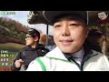 100돌이가 머리올리는애 데리고 필드에 나갔다 과연 배울게 있을까 l a korean comedian golf beginner with other comedians.