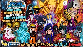 NEW! Naruto Shippuden War of Shinobi Mugen OFFLINE 2024 - Watch Mode BEST Characters🔥💯