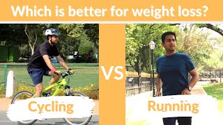 Which is better for weight loss Cycling or Running? Melt Your Cheese BYTES