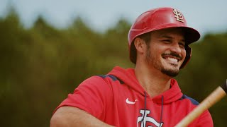 Cardinals' Nolan Arenado makes first appearance at spring training